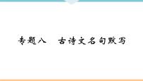 人教部编语文九年级上专题八
