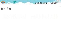 初中语文人教部编版九年级上册综合性学习 走进小说天地习题ppt课件