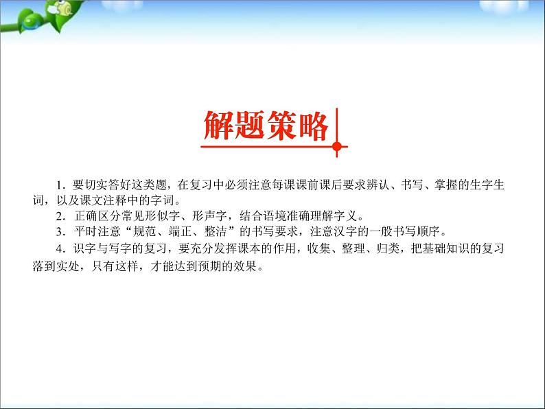 人教版语文中考专项复习(25个专题)前13个专题(课件版)第7页