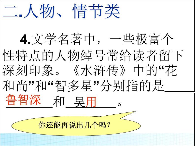 中考语文专题复习课件——课外名著训练第7页
