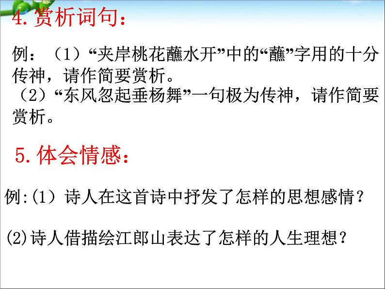 中考语文知识考点专项复习课件306
