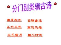 中考语文专题复习课件——古诗分类汇编