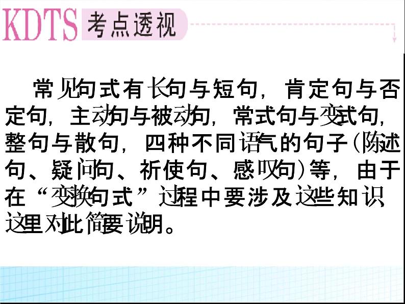中考语文总复习课件：句式变换第3页