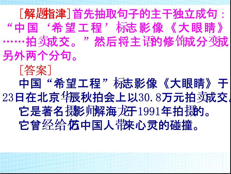 中考语文总复习课件：句式变换第6页