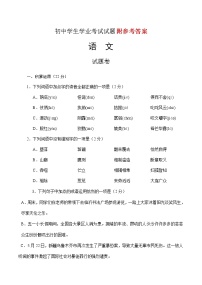 临沂中考语文试题和答案