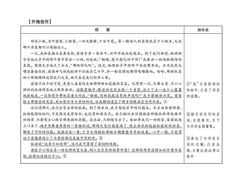2018届中考语文总复习课件：第五篇  写作第二章  考场高分作文技法(1)08