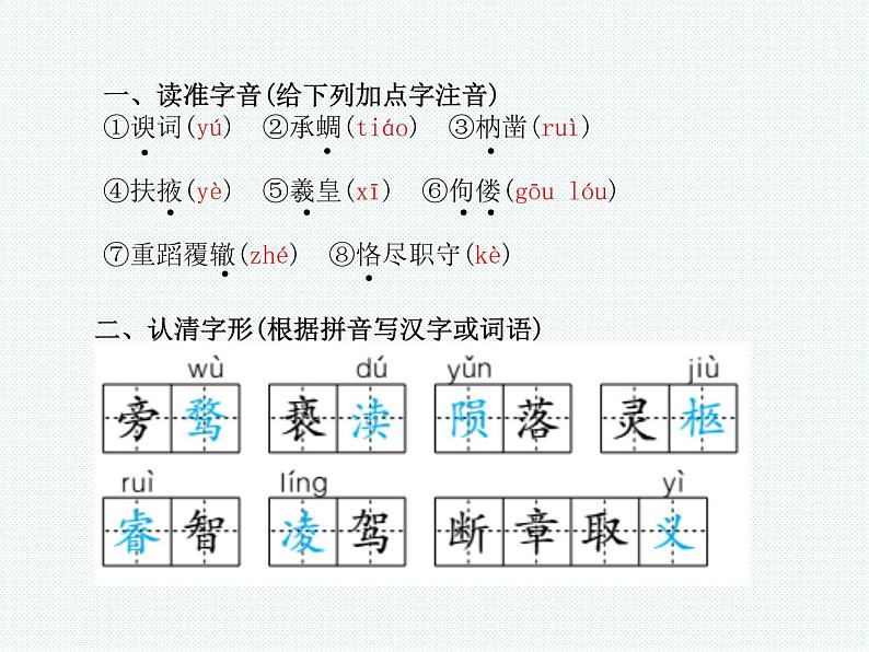 德州语文九年级上现代文 课件07