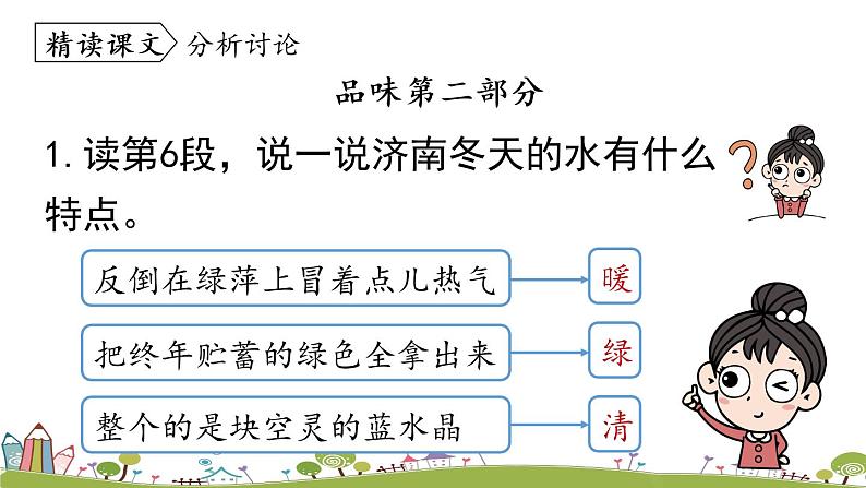 部编版语文七年级上册 第1单元 2《济南的冬天》 PPT课件+音频04