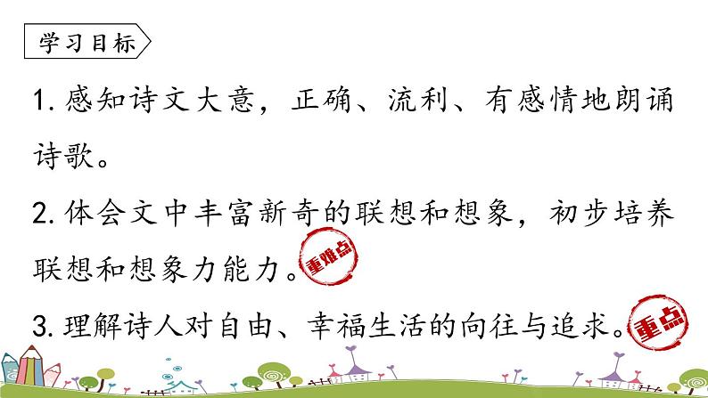 部编版语文七年级上册 第6单元 20《天上的街市》 PPT课件+音频05