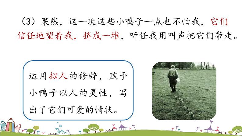 部编版语文七年级上册 第5单元17《动物笑谈》第2课时 PPT课件07