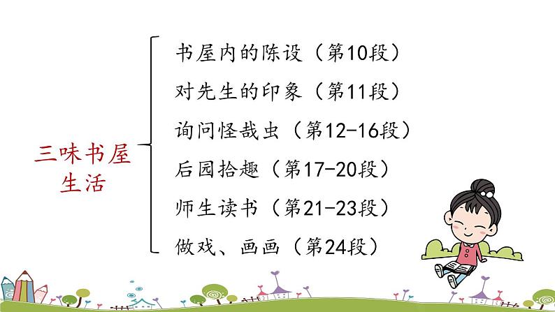 第3单元 9《从百草园到三味书屋》课时2第5页