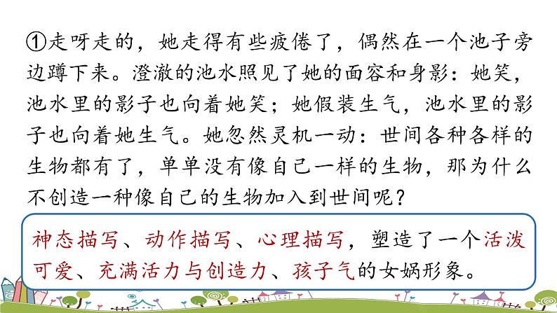 部编版语文七年级上册 第6单元 21《女娲造人》课时2 PPT课件05