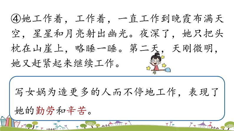 部编版语文七年级上册 第6单元 21《女娲造人》课时2 PPT课件08