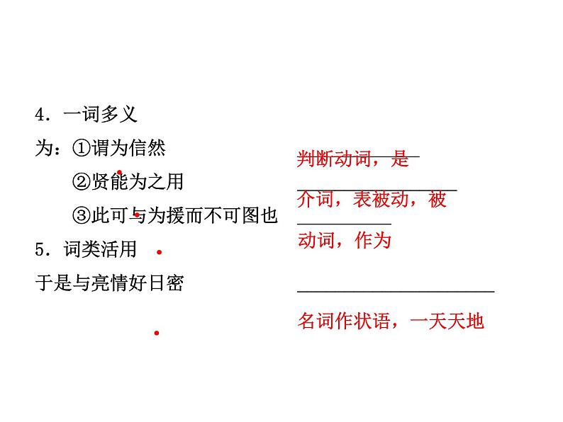 2018年菏泽市中考语文总复习课件：9年级下册 第四部分 文言知识(共59张PPT)第6页