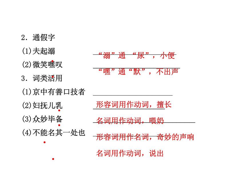 2018年菏泽市中考语文总复习课件：9年级上册 第四部分 文言知识(共36张PPT)第4页