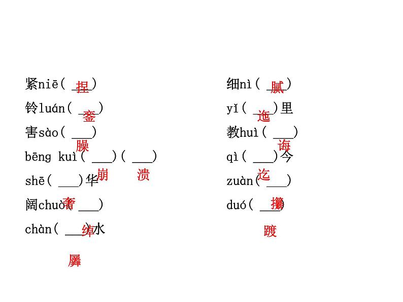 2018年菏泽市中考语文总复习课件：9年级下册 第一部分 字词及文化文学常识(共40张PPT)06