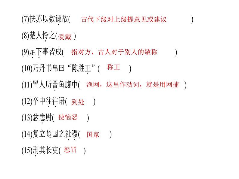 专题十二　文言文阅读 第一节　课内文言文阅读 九年级上册06