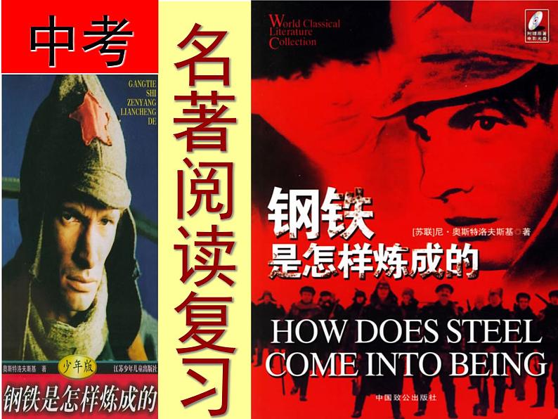 名著导读《钢铁是怎样炼成的》 课件01