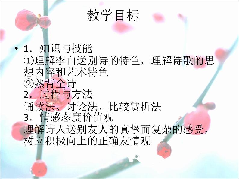 课外古诗词送友人课件03