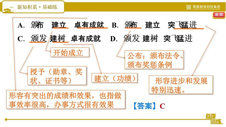 部编版八年级上册语文习题课件 第1单元 2 首届诺贝尔奖颁发第7页