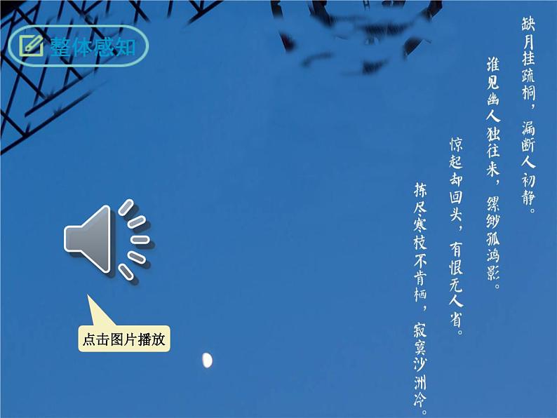 3.卜算子·黄州定慧院寓居作(1)第7页