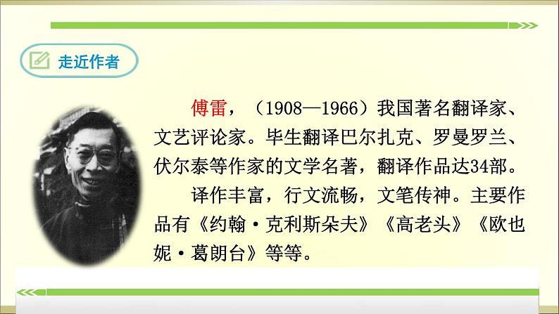 第三单元 名著导读《傅雷家书》：选择性阅读 课件03