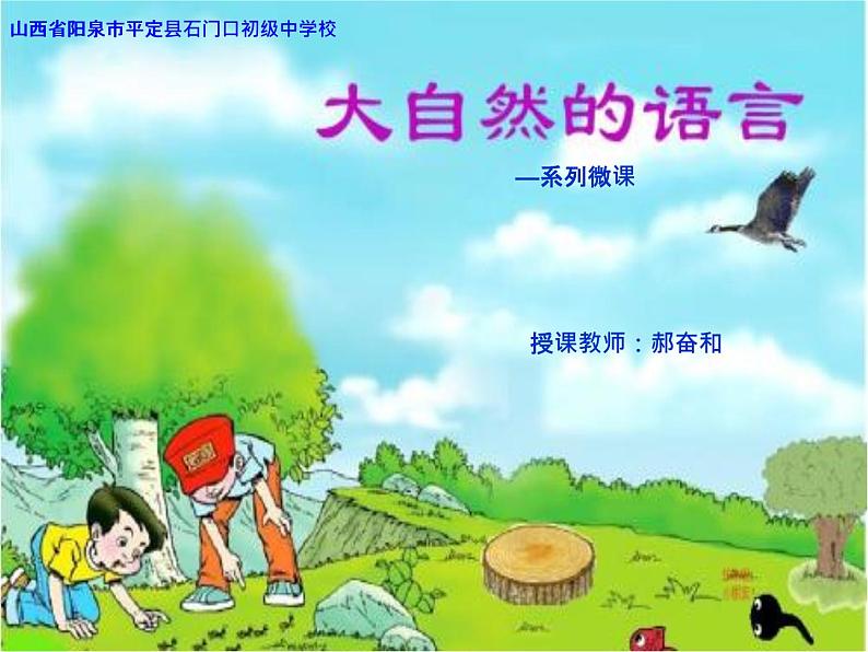 5课《大自然的语言》优秀课件（78张）第2页