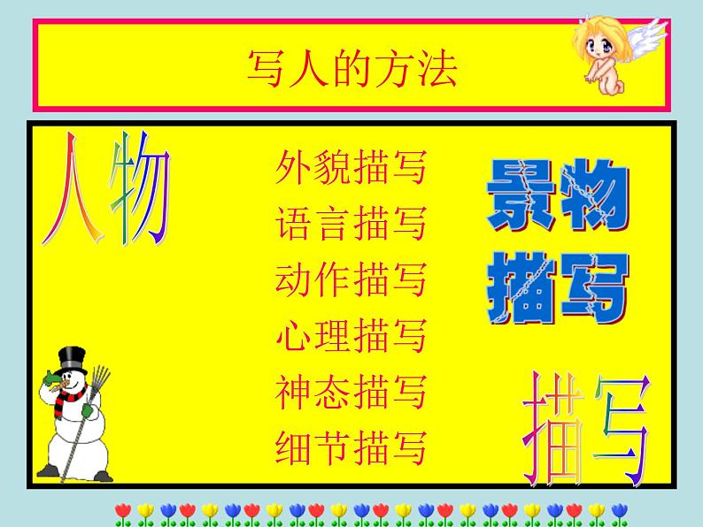 初中记叙文写作训练记事篇（5）（具体描写）课件06