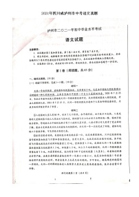 2021年四川成泸州市中考语文真题