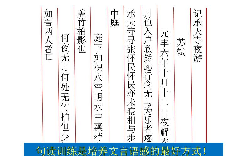 人教部编版八年级上册语文《记承天寺夜游》课件第7页