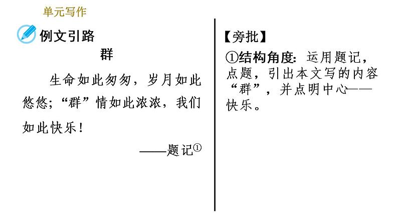 部编版七年级上册语文习题课件 第3单元 单元写作：写人要抓住特点08