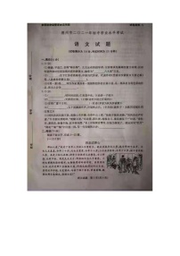 2021年山东省德州市中考语文真题卷（扫描+无答案）