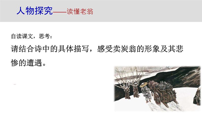 人教版八年级下册语文第六单元唐诗《卖炭翁》 课件06