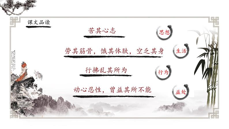 人教部编版八年级语文上册《生于忧患死于安乐》教学课件207