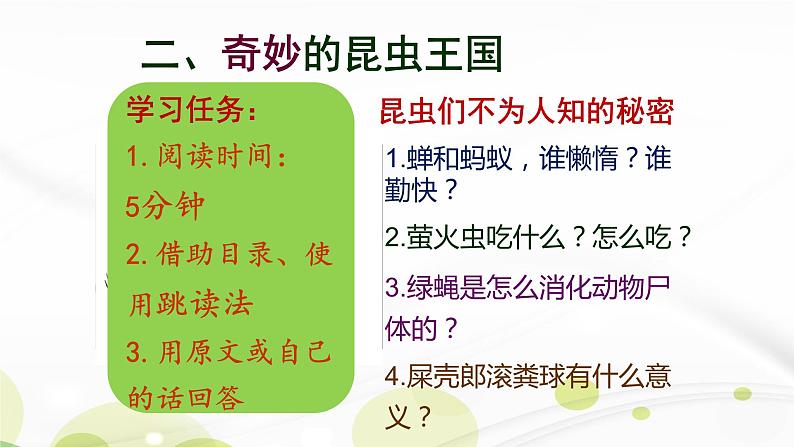 人教部编版八年级语文上册《昆虫记》名著导读 教学课件第5页