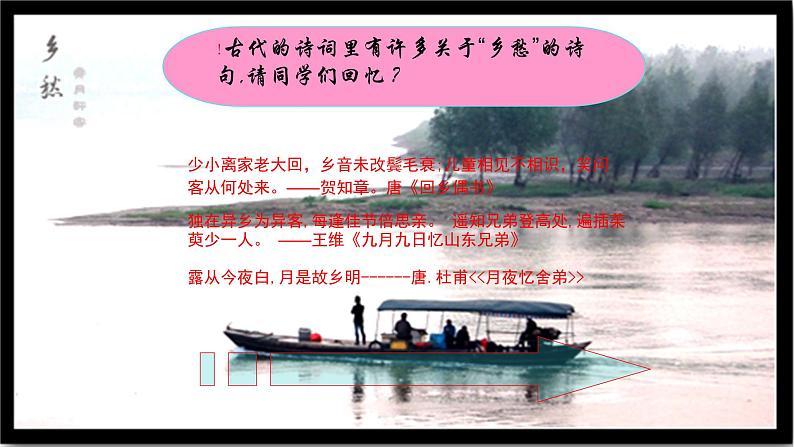 人教部编版九年级语文上册《乡愁》教学课件5第2页