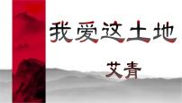 人教部编版九年级上册2 我爱这土地教学ppt课件