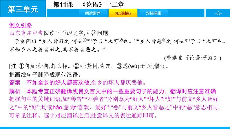 部编版七年级语文上册《论语十二章》PPT优秀课件 (6)第3页