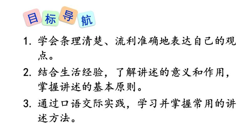 人教版语文八年级上册第一单元口语交际  讲述课件+教案02