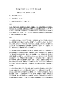 2021年四川省泸州市中考语文真题（解析版）