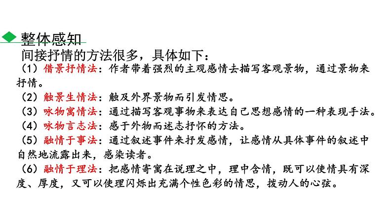 《写作 学习抒情》PPT课件08
