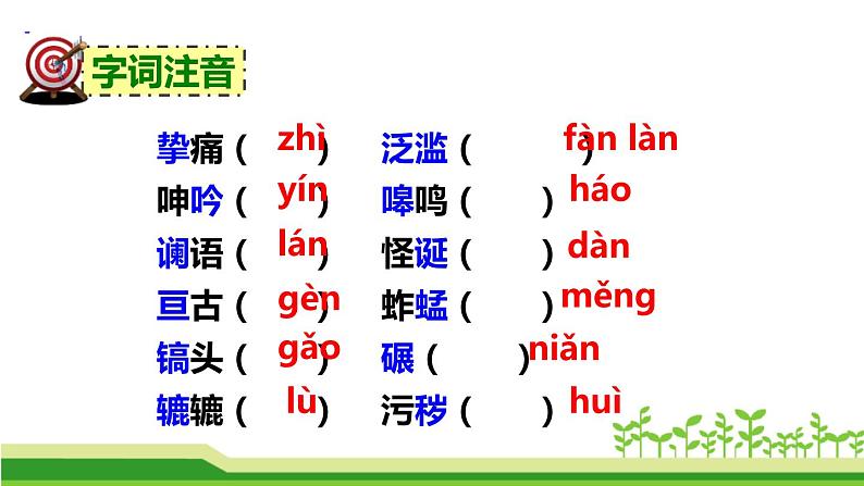 部编版七年级语文下册《土地的誓言》PPT (2)第7页
