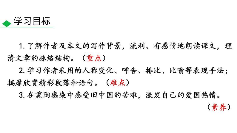 部编版七年级语文下册《土地的誓言》PPT (1)03