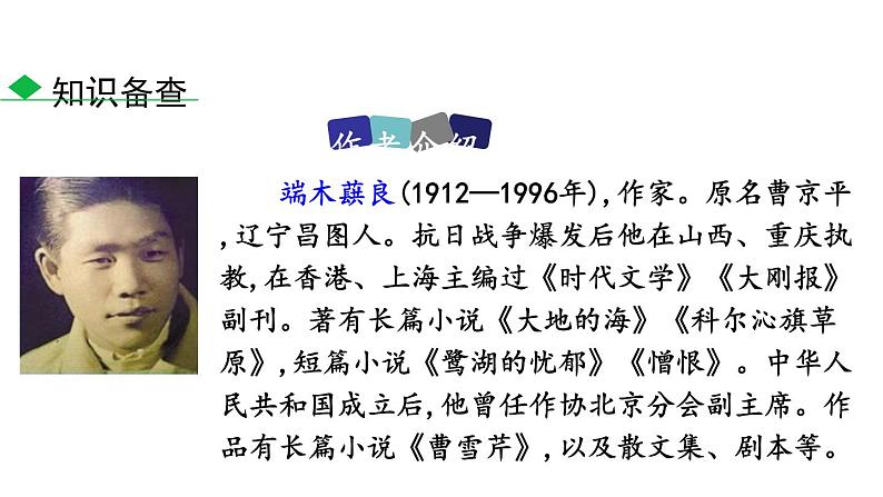 部编版七年级语文下册《土地的誓言》PPT (1)04