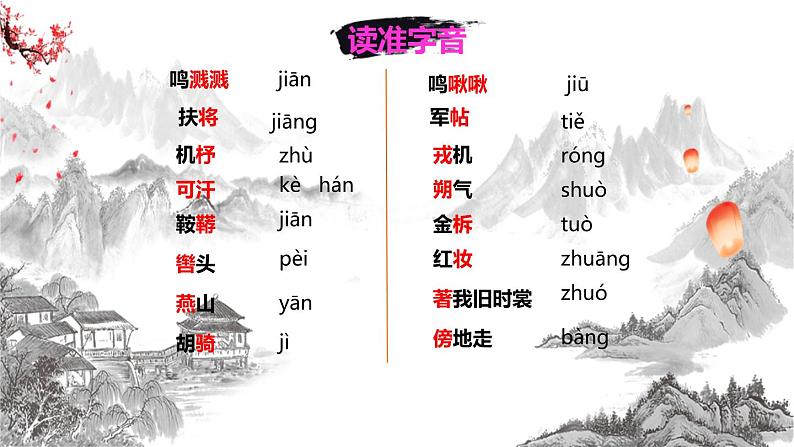 部编版七年级语文下册《木兰诗》PPT课文课件 (5)06