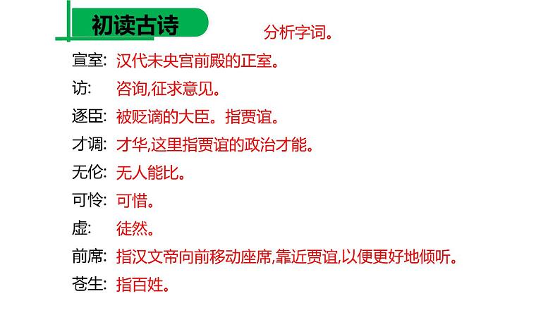 部编版七年级语文下册《贾生》PPT课件 (2)第6页