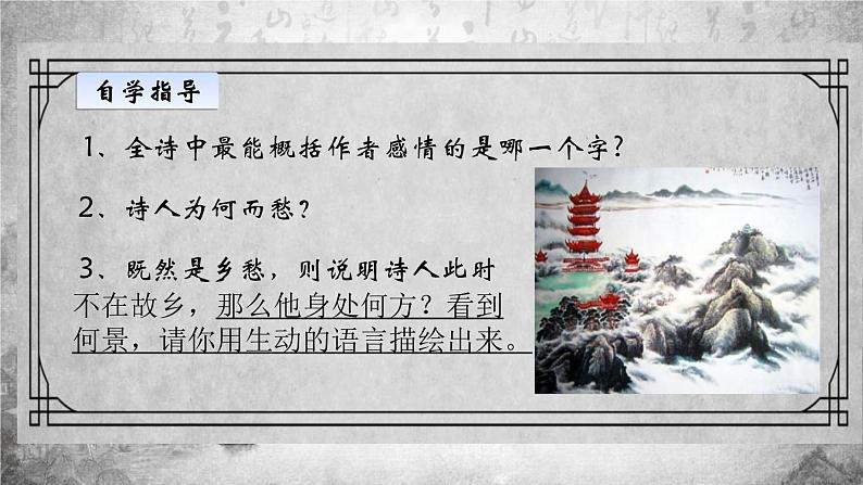 部编版八年级语文上册《黄鹤楼》PPT教学课件 (1)04