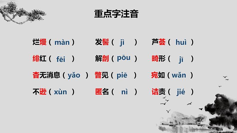 部编版八年级语文上册《藤野先生》PPT课文课件 (7)07