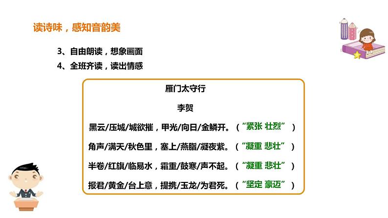 部编版八年级语文上册《雁门太守行》PPT精品课件 (4)第8页