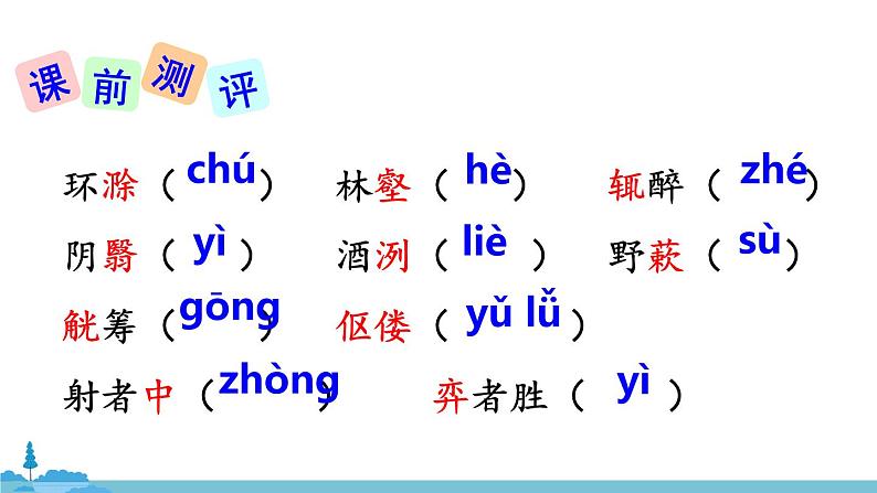 部编版语文九年级上册 12《醉翁亭记》PPT课件06